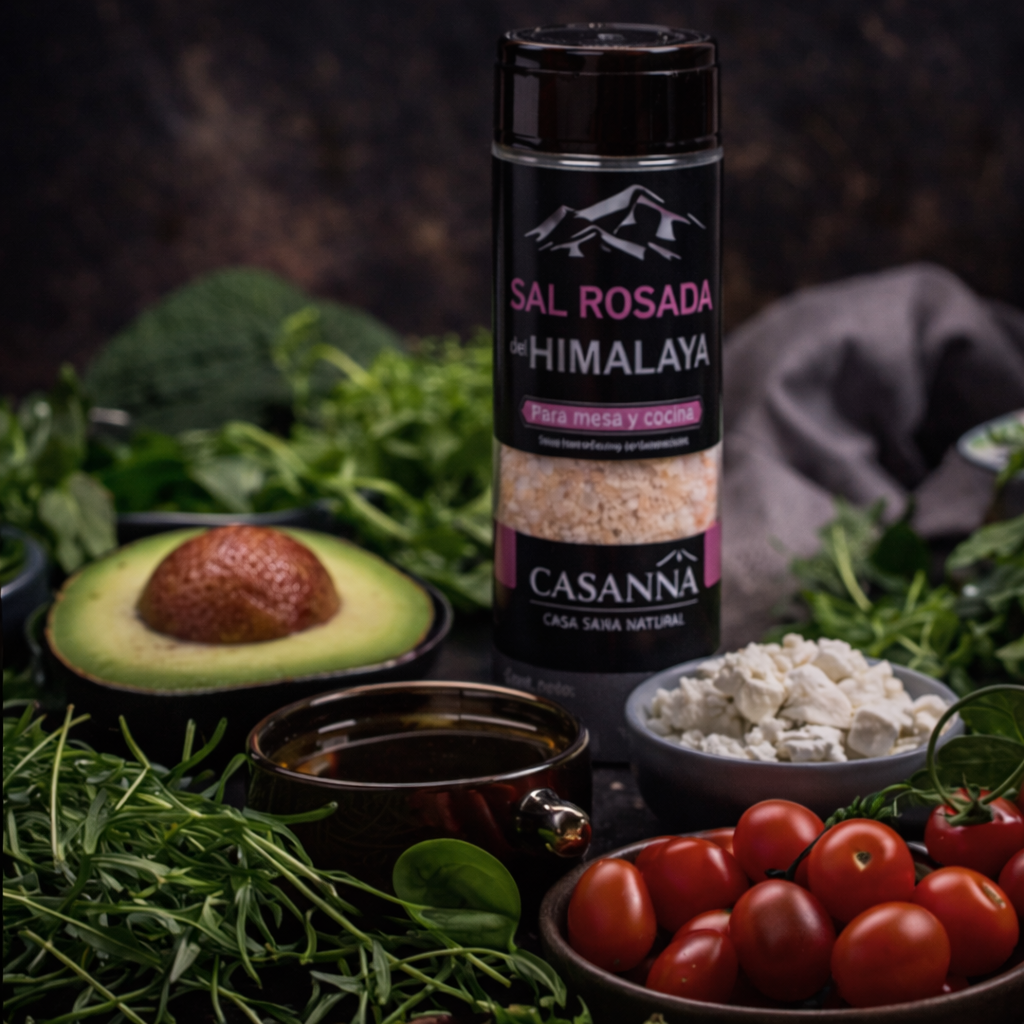 Ingredientes Ensaladas Frescas con Sal Rosada